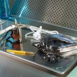 Böcker Filtertechnik Absaugtische für Branduntersuchungen Detail